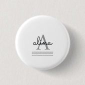 Erstellen Sie Ihr eigenes personalisiertes Monogra Button (Vorderseite)
