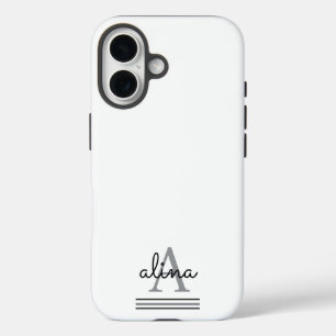 Erstellen Sie Ihr eigenes personalisiertes Monogra iPhone 16 Hülle
