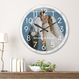 Erstellen Sie Ihr eigenes personalisiertes Namensp Große Wanduhr