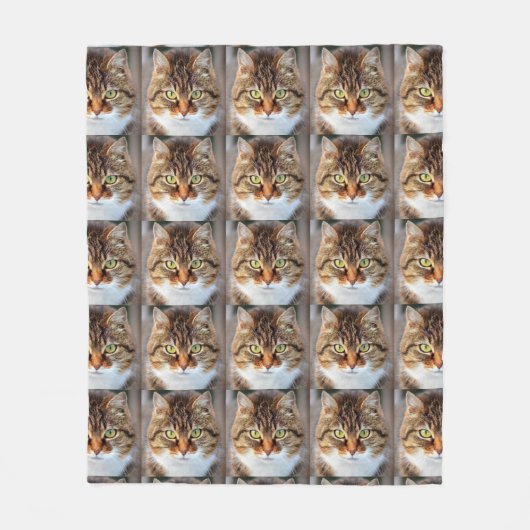 Erstellen Sie Ihr eigenes Personalisiertes Pet-Fot Fleecedecke (Vorderseite)