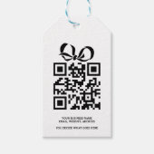 Erstellen Sie Ihr eigenes Personalisiertes QR-Code Geschenkanhänger (Vorderseite)