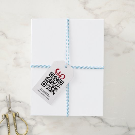 Erstellen Sie Ihr eigenes Personalisiertes QR-Code Geschenkanhänger (Mit Garn)