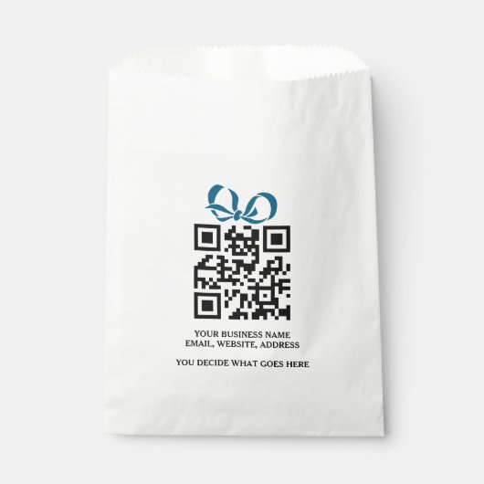 Erstellen Sie Ihr eigenes Personalisiertes QR-Code Geschenktütchen (Vorderseite)