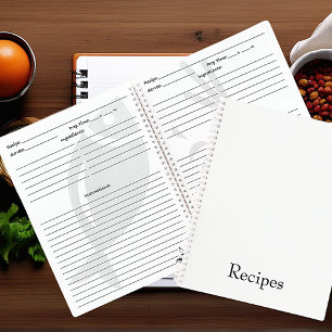 Erstellen Sie Ihr eigenes personalisiertes Rezept  Notizblock