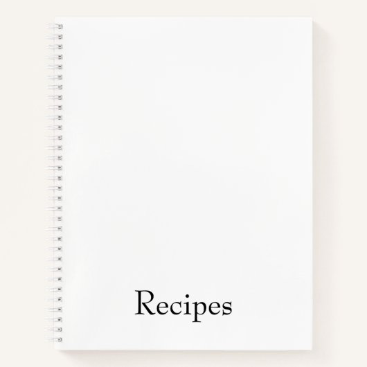 Erstellen Sie Ihr eigenes personalisiertes Rezept Notizblock (Vorderseite)