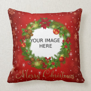 Erstellen Sie Ihr eigenes personalisiertes Weihnac Kissen