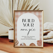 Erstellen Sie Ihr eigenes Pie-Süsse-Pie-Party Poster