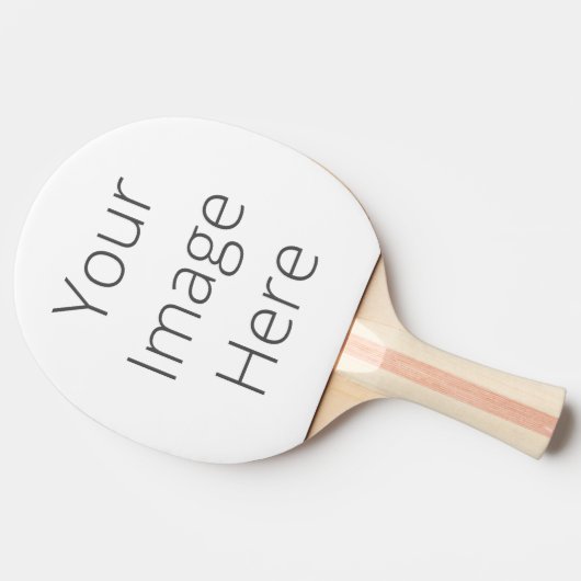 Erstellen Sie Ihr eigenes Ping Pong Paddel Tischtennis Schläger (Seitenansicht)