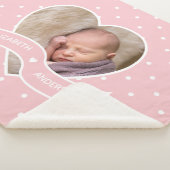 Erstellen Sie Ihr eigenes Pink & White Polka Dots Sherpadecke (3/4)