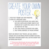 Erstellen Sie Ihr eigenes Poster (Vorne)