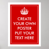 Erstellen Sie Ihr eigenes Poster (Vorne)