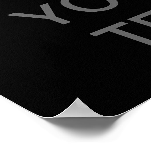 Erstellen Sie Ihr eigenes Poster "Behalten Ruhe" ( (Ecke)