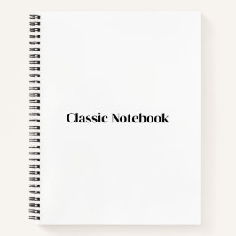 Erstellen Sie Ihr eigenes Premium | 8,5" x 11" Spi Notizblock