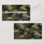 Erstellen Sie Ihr eigenes Premium Quality-Camoufla Visitenkarte (Vorne/Hinten)