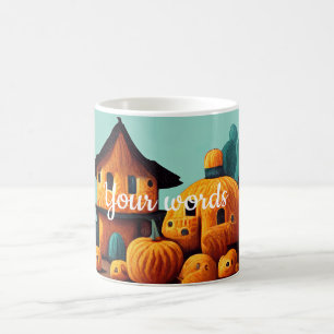 Erstellen Sie Ihr eigenes Pumpkindorf Verwandlungstasse