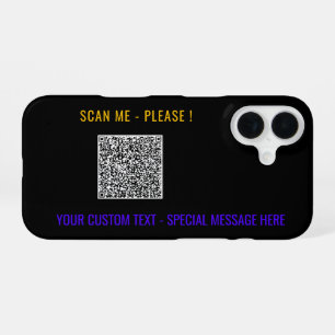 Erstellen Sie Ihr eigenes QR-Code iPhone-Beispiel iPhone 16 Hülle