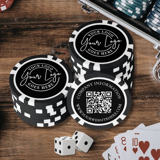 Erstellen Sie Ihr eigenes QR-Code-Logo Pokerchips