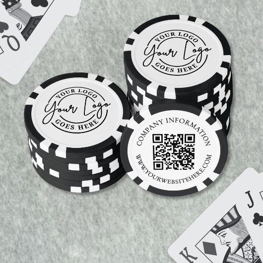 Erstellen Sie Ihr eigenes QR-Code-Logo Pokerchips