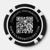 Erstellen Sie Ihr eigenes QR-Code-Logo Pokerchips (Rückseite)