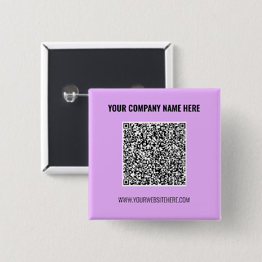 Erstellen Sie Ihr eigenes QR-Code-Werbe-Button-Bei Button (Vorne & Hinten)