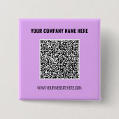 Erstellen Sie Ihr eigenes QR-Code-Werbe-Button-Bei Button (Vorderseite)