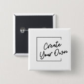 Erstellen Sie Ihr eigenes Quadrat Button (Vorne & Hinten)