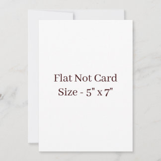 Erstellen Sie Ihr eigenes quadratisches 5" x 7" Fl Mitteilungskarte
