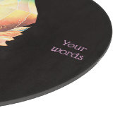 Erstellen Sie Ihr eigenes Rainbow-Kristall-Glass-A Schneidebrett (Ecke)