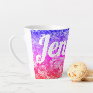 Erstellen Sie Ihr eigenes Rainbow Ombre Abstrakt A Milchtasse