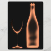 Erstellen Sie Ihr eigenes Rayglas & Flasche Menükarte (Rückseite)