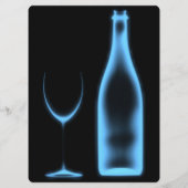 Erstellen Sie Ihr eigenes Rayglas & Flasche Menükarte (Rückseite)