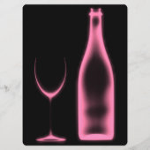 Erstellen Sie Ihr eigenes Rayglas & Flasche Menükarte (Rückseite)