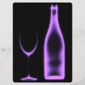 Erstellen Sie Ihr eigenes Rayglas & Flasche Menükarte (Rückseite)