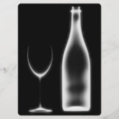 Erstellen Sie Ihr eigenes Rayglas & Flasche Menükarte (Rückseite)