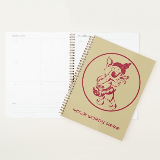 Erstellen Sie Ihr eigenes Red & Gold Ganesh-Blatt Planer (Anzeige)