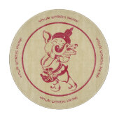 Erstellen Sie Ihr eigenes Red & Gold Ganesh-Blatt Schneidebrett (Vorderseite)