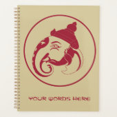 Erstellen Sie Ihr eigenes Red & Gold Ganesh Profil Planer (Vorderseite)