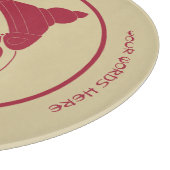 Erstellen Sie Ihr eigenes Red & Gold Ganesh Profil Schneidebrett (Ecke)