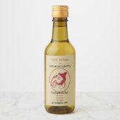 Erstellen Sie Ihr eigenes Red & Gold Ganesh Profil Weinetikett (Vorderseite)