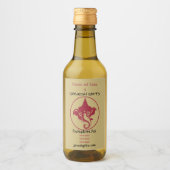 Erstellen Sie Ihr eigenes Red & Gold Ganesh Weinetikett (Vorderseite)