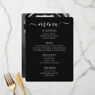 Erstellen Sie Ihr eigenes Retro Black Star Pinup Menükarte