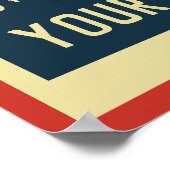 Erstellen Sie Ihr eigenes Retro Rock Musikposter Poster (Ecke)