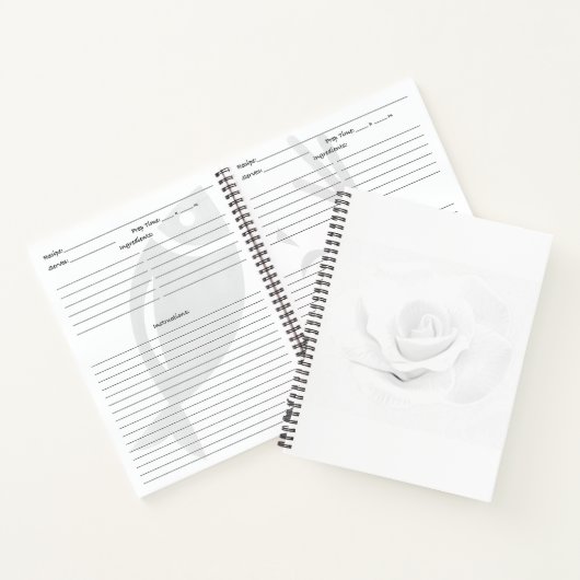 Erstellen Sie Ihr eigenes - Rezept-Buch Notizblock (Innenseite)