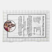 Erstellen Sie Ihr eigenes Rezept Keepake Buffalo H Geschirrtuch (Horizontal)