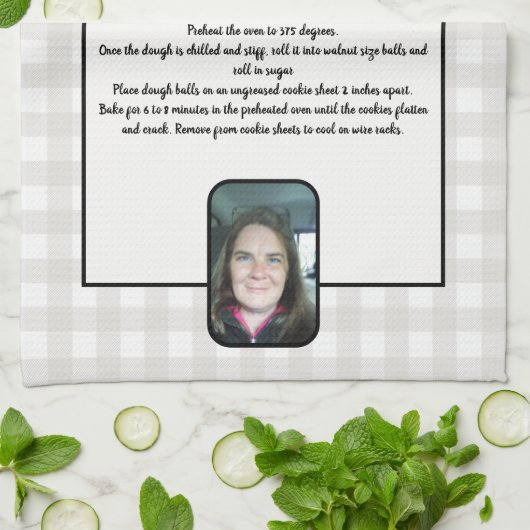 Erstellen Sie Ihr eigenes Rezept Keepake Buffalo H Geschirrtuch (Gefaltet)