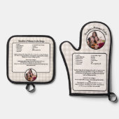 Erstellen Sie Ihr eigenes Rezept Keepake Buffalo H Ofenhandschuh & Topflappen-Set (Vorderseite)