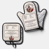 Erstellen Sie Ihr eigenes Rezept Keepake Buffalo H Ofenhandschuh & Topflappen-Set (Vorderseite/Rückseite)