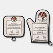 Erstellen Sie Ihr eigenes Rezept Keepake Buffalo H Ofenhandschuh & Topflappen-Set (Vorderseite)