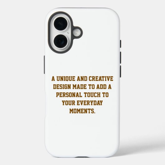 Erstellen Sie Ihr eigenes robustes iPhone 16-Case Case-Mate iPhone Hülle (Rückseite)