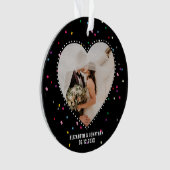 Erstellen Sie Ihr eigenes romantisches Foto für Ho Ornament (Vorderseite)